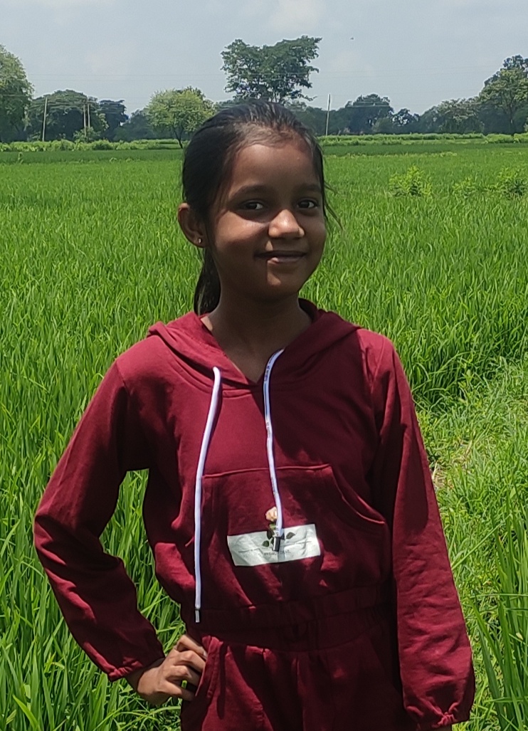 Drishti Borkar supporting RIS Raipur- Stay At School Initiative